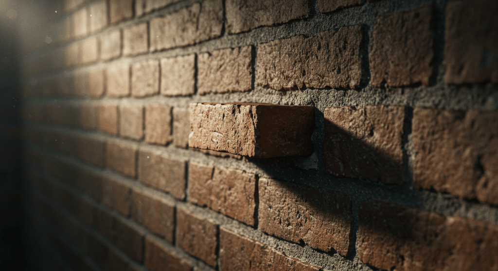Brick wall with one loose brick, symbolizing how “You Don’t Know My Spouse” can be questioned instead of remaining a solid barrier.