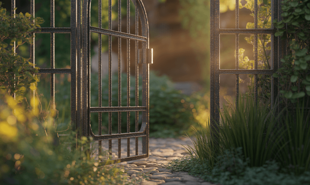 Boundaries as an open gate-welcoming but protective.