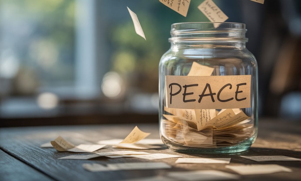 Marriage energy budget showing small investments in peace.