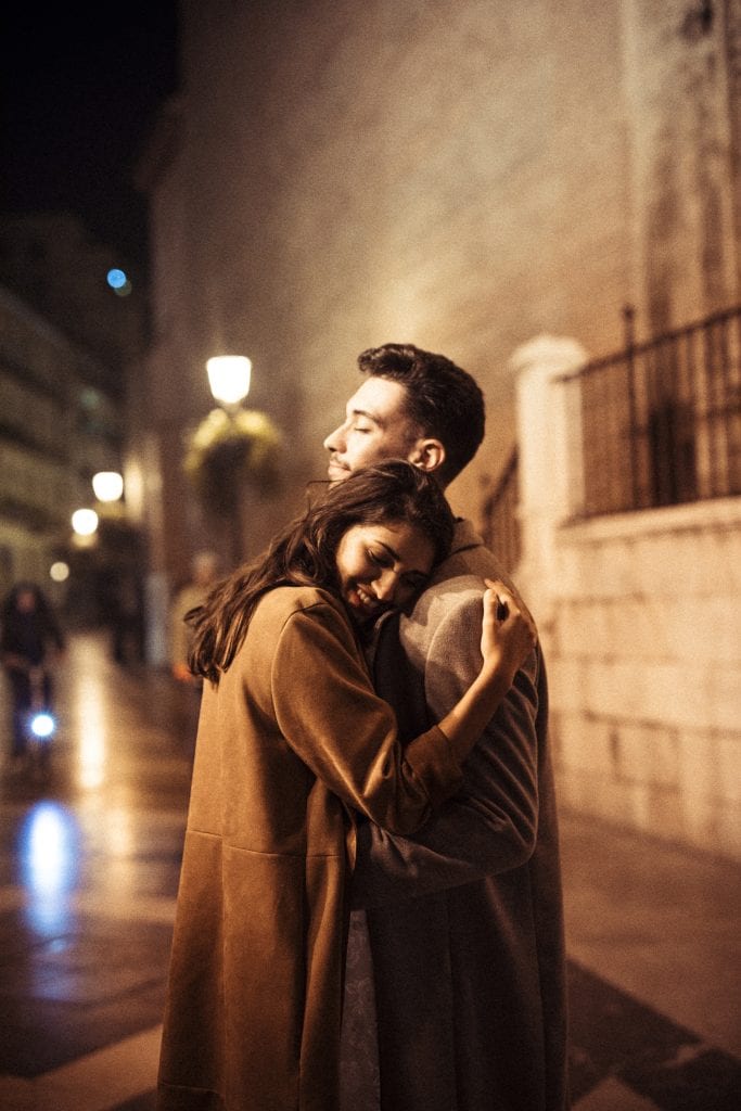 Couple feeling close and grateful after choosing appreciation over criticism.