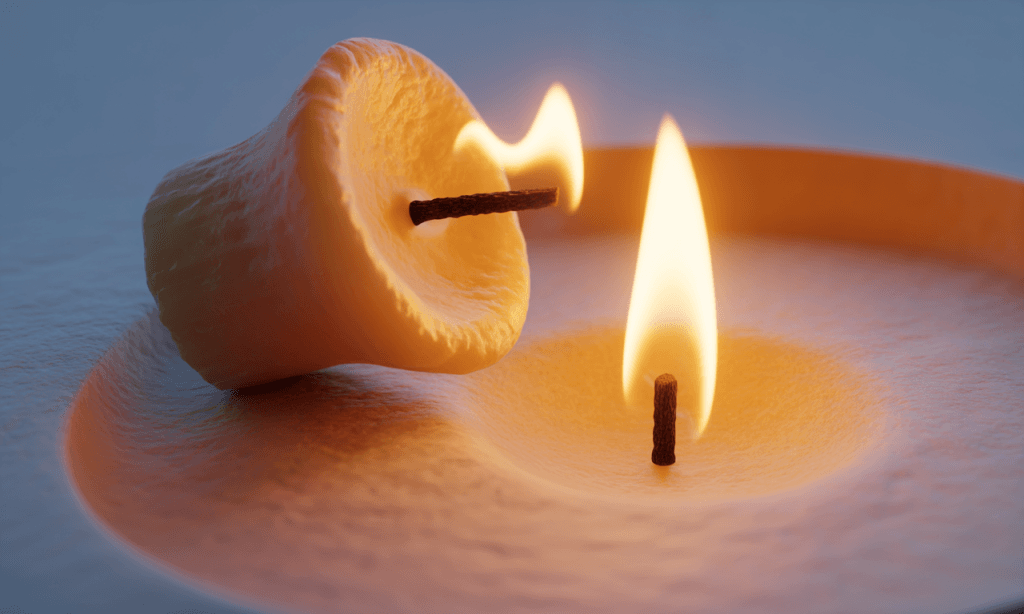 A single flame igniting another candle, symbolizing how one person’s change can influence the relationship.