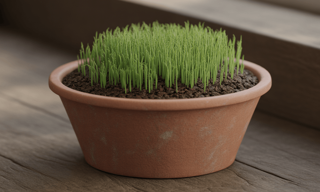 A plant with fresh sprouts symbolizing new growth through consistency.