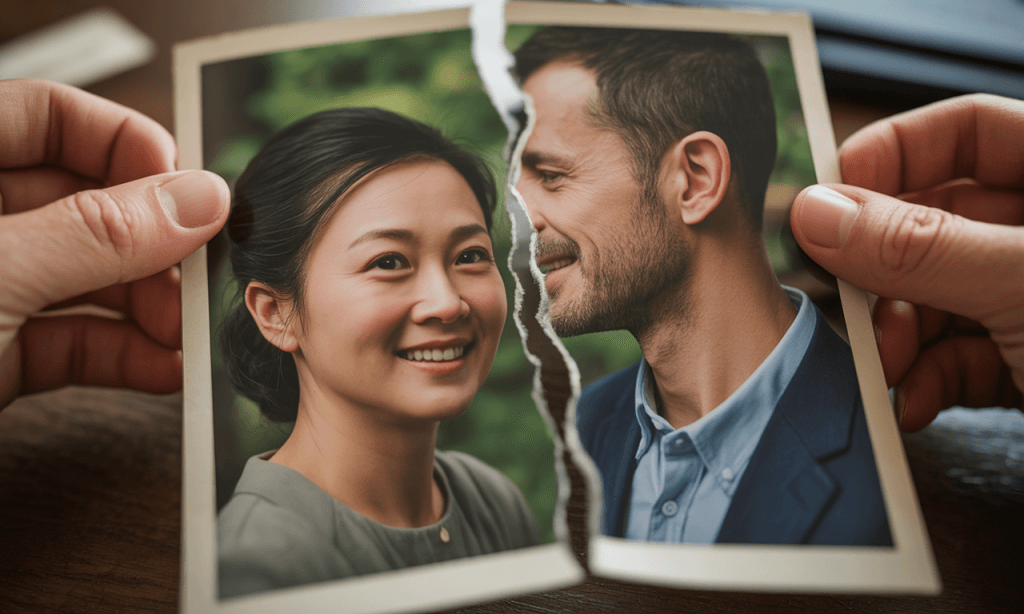 Repaired photo symbolizing emotional healing and perspective shift in marriage.
