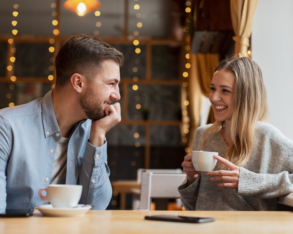 Couple staying open and curious about each other’s changes.