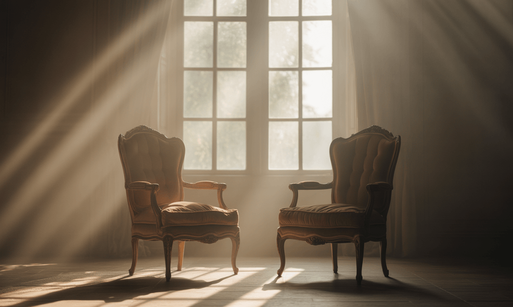 Calm setting symbolizing clarity and safe communication in marriage.