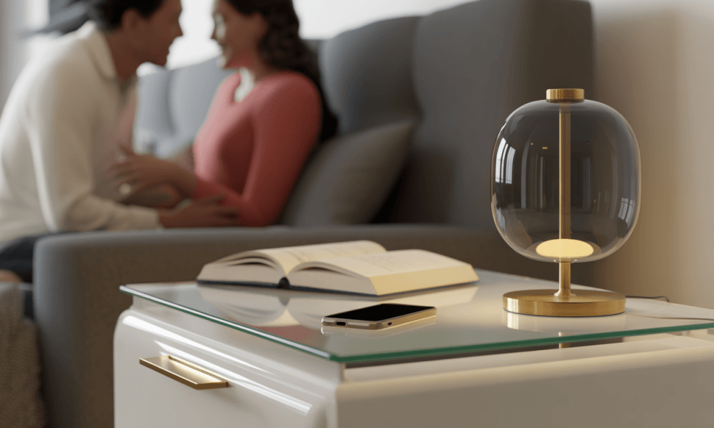 Bedroom setup that reduces everyday triggers and supports escaping marriage autopilot by encouraging bedtime conversation instead of scrolling.