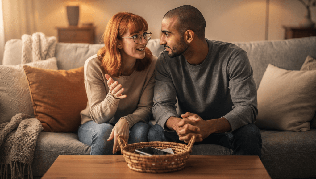 Be the trigger with presence: putting the phone away creates a safer atmosphere and strengthens connection.