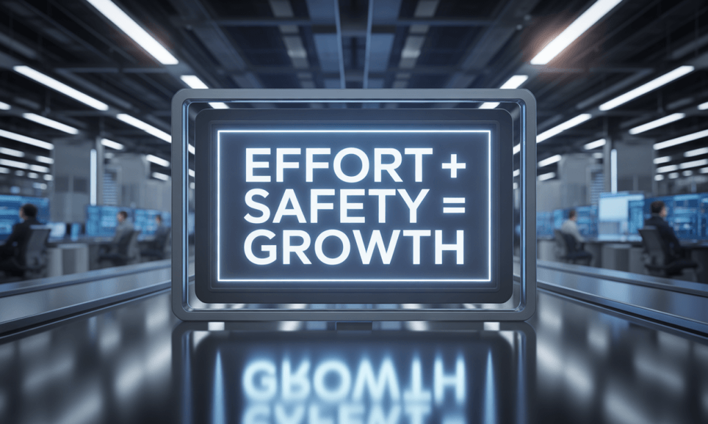 Celebrate the attempt- growth happens when effort is met with safety instead of criticism.