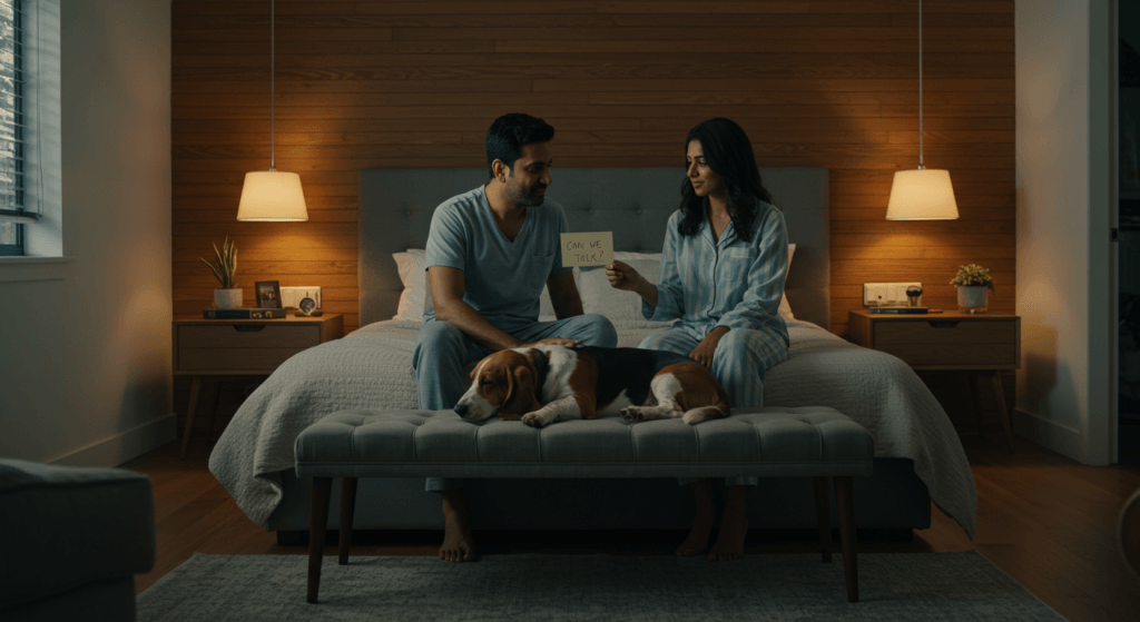 Waiting for your spouse to go first can be replaced with a simple repair attempt