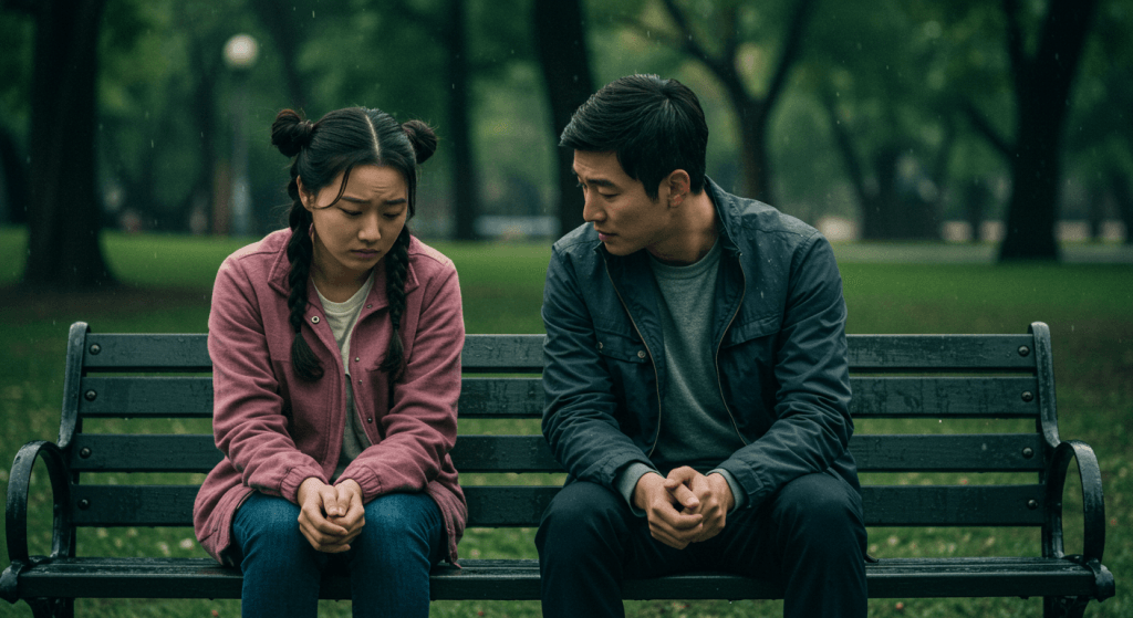 Spouse offering support instead of saying I told you so after marriage plans fall apart.