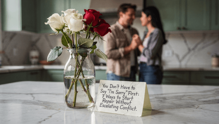 You Don’t Have to Say “I’m Sorry” First: 7 Ways to Start Repair Without Escalating Conflict