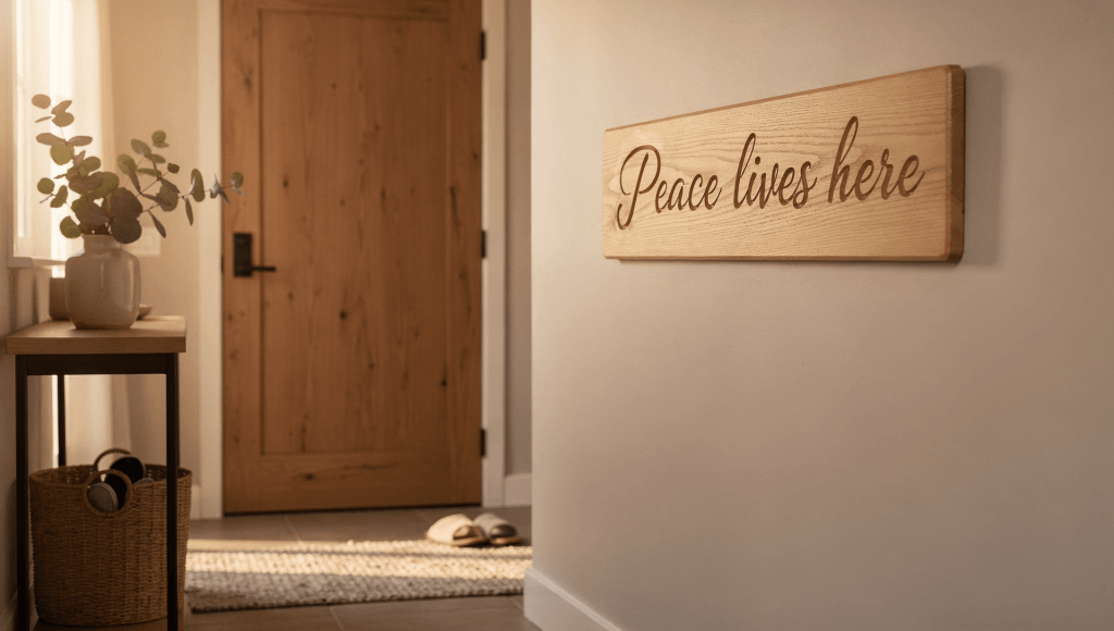 Language that builds-small phrases repeated often create a peaceful marriage atmosphere at home.