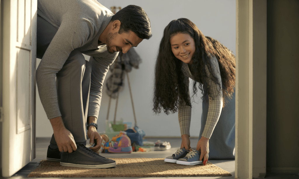 Married couple choosing to stop waiting to be ready and start their walk imperfectly together.