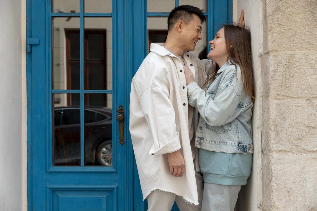 Married couple stepping out for a date night that started as a big dream and became a real plan.