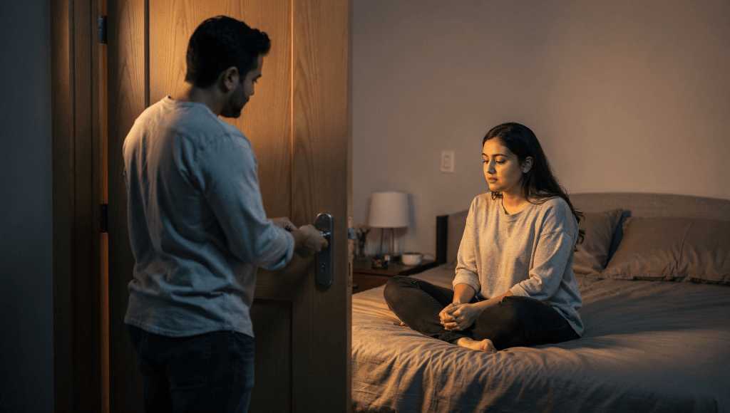 Marriage environment training rewards withdrawal with short-term relief but long-term distance