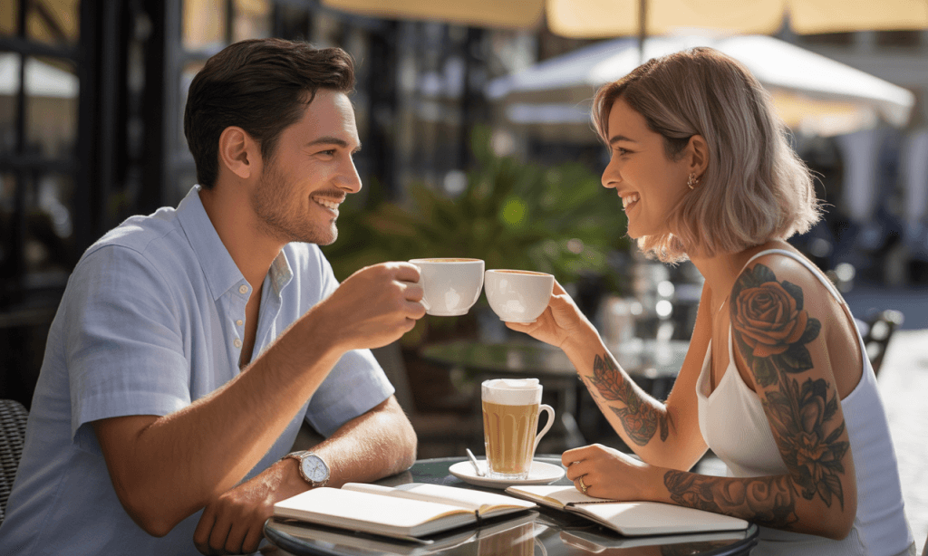 Married couple reviewing their rhythms and growing on purpose with a quarterly check-in.