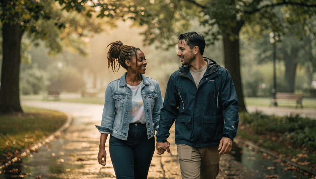 Make it a testimony-choosing ‘this happened for us’ meaning after hardship in marriage.