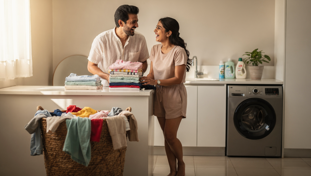 transactional marriage replaced by generosity and teamwork