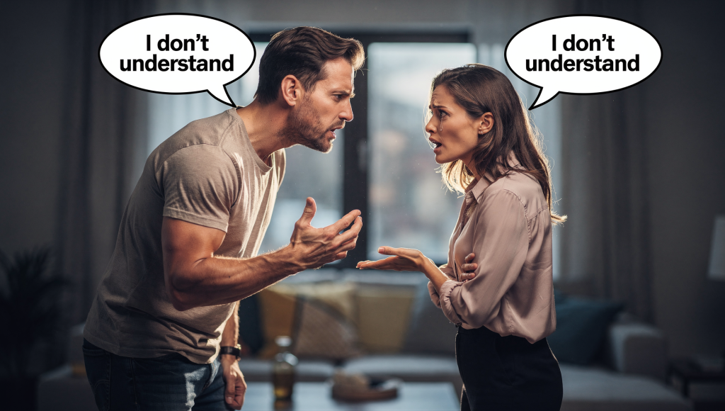 why your arguments keep repeating because logic cannot resolve emotional meaning