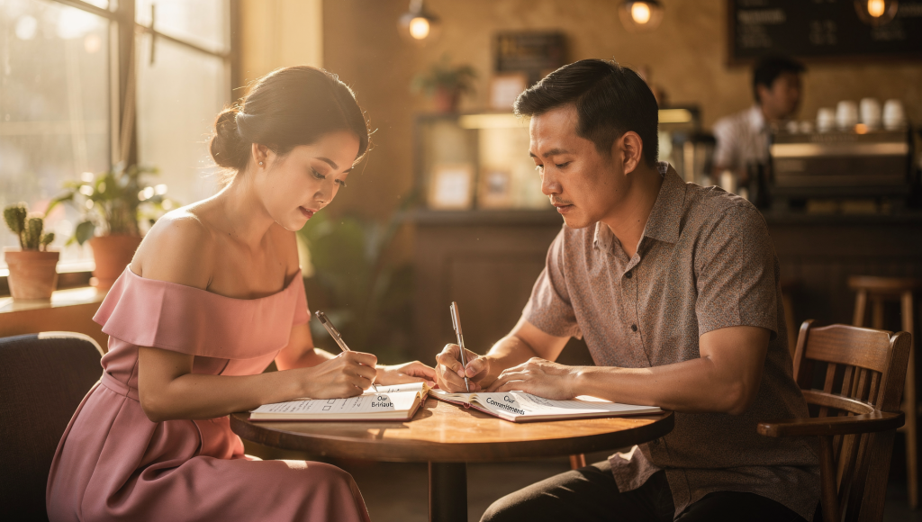 Cross-cultural couple creating unity commitments because Cross-Cultural Marriage Isn’t Hard - Disunity Is.