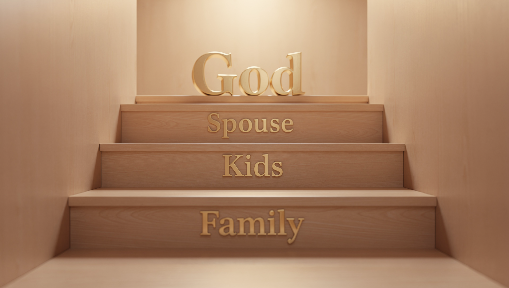 Visual representation of God’s order of love that brings clarity to the loyalty war.