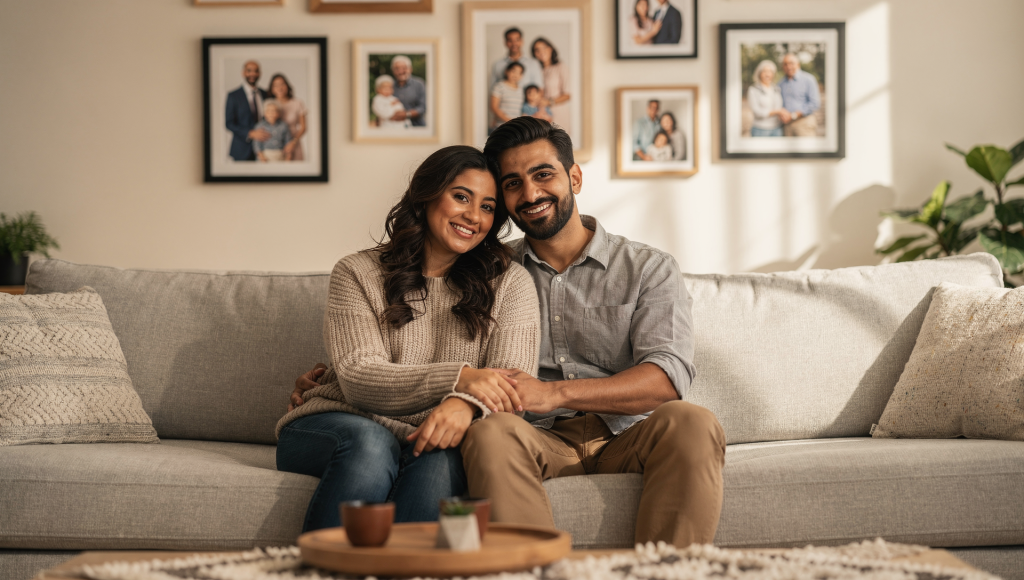 Cross-cultural Christian couple putting marriage first while still honoring extended family.