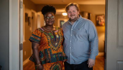 Husband and wife presenting a united front, proving Cross-Cultural Marriage Isn’t Hard - Disunity Is.