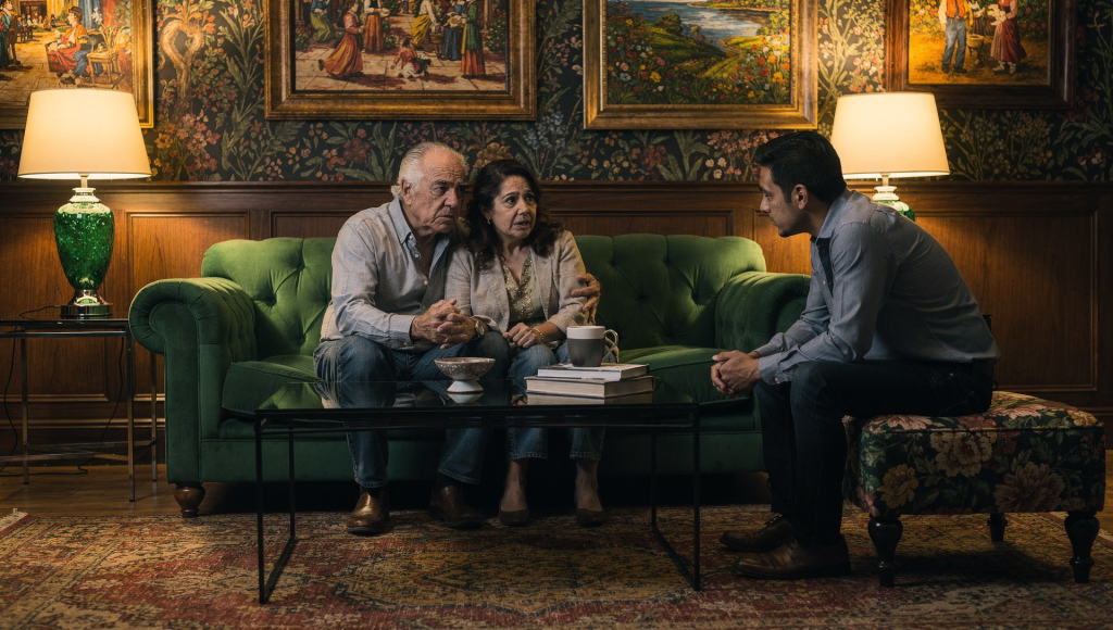 Spouse torn between me and their family during a cross-cultural family conversation